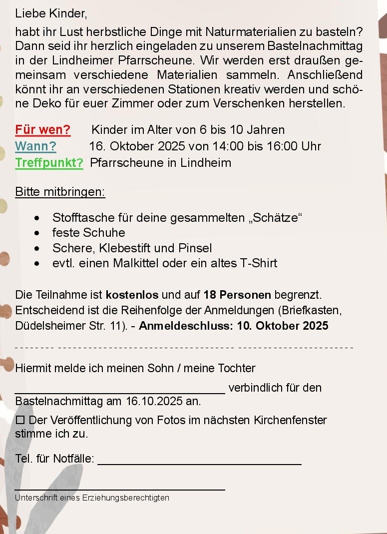 S. 38 Basteln Herbst